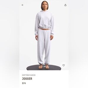 Cotton fleece joggers SKIMS, XL